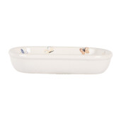 Savoniera ceramica multicolora 13x10x3 cm