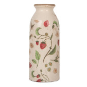 Vaza flori ceramica multicolora Capsuni Ø 8x20 cm