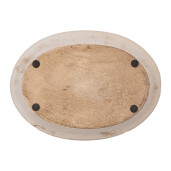 Tava decorativa cu suport ceramica multicolora Capsuni 25x18x3 cm