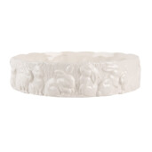 Bol ceramica alba Iepurasi 20x5 cm