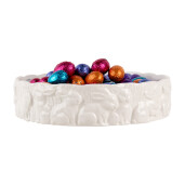 Bol ceramica alba Iepurasi 20x5 cm