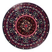 Suport vase fierbinti ceramica multicolora 25 x1 cm