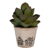 Ghiveci flori ceramica multicolora Turta Dulce 8x7 cm