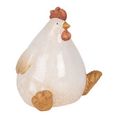 Figurina Gaina ceramica multicolora 18x14x17 cm