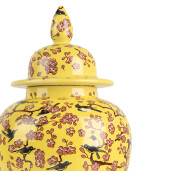 Vaza flori ceramica multicolora 11x22 cm