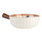 Bol ceramica multicolora 22x16x6 cm, 500 ml
