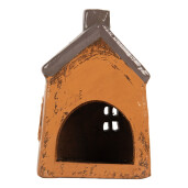 Candela Craciun Casuta ceramica multicolora 9x7x13 cm
