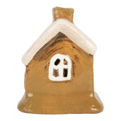 Candela Craciun Casuta ceramica 9x7x9 cm