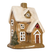 Candela Craciun Casuta ceramica multicolora 15x12x20 cm