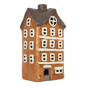Candela Craciun Casuta ceramica multicolora 12x10x23 cm