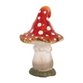 Ciupercuta decorativa ceramica multicolora 11x11x16 cm