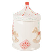 Borcan Craciun ceramica multicolora  Ø 15x22 cm