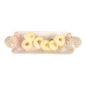 Platou Craciun Turta Dulce ceramica multicolora 31x10x5 cm