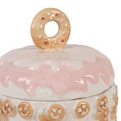 Borcan Craciun Turta Dulce ceramica multicolora Ø 18x18 cm