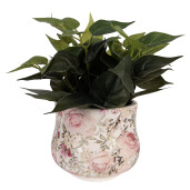 Ghiveci flori ceramica multicolora Roses Ø 18x15 cm