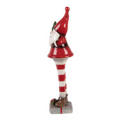Figurina Mos Craciun ceramica 9x8x30 cm