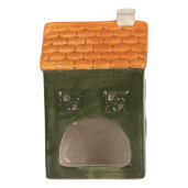 Candela Casuta Turta Dulce ceramica multicolora 9x8x15 cm