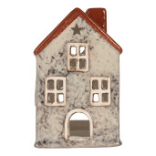 Candela Craciun ceramica multicolora 8x7x13 cm