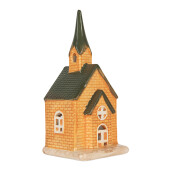 Candela Casuta Craciun ceramica multicolora 9x8x21 cm