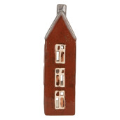 Candela Casuta Craciun ceramica multicolora 10x7x26 cm