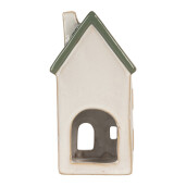 Candela Casuta Craciun ceramica multicolora 9x8x18 cm