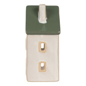 Candela Casuta Craciun ceramica multicolora 9x8x18 cm