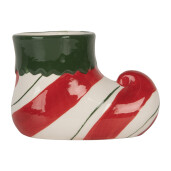 Decoratiune Ghetuta Craciun ceramica multicolora 15x8x10 cm