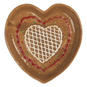 Platou ceramica multicolora 17x17x3 cm