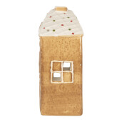 Candela Casuta Craciun ceramica multicolora 9x7x16 cm