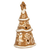 Candela Craciun ceramica alba maro Ø 8x15 cm