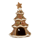 Candela Craciun ceramica multicolora 11x8x17 cm