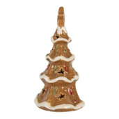 Candela Craciun ceramica multicolora 11x8x17 cm