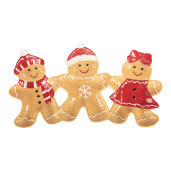 Platou Turta Dulce ceramica multicolora 37x20x3 cm