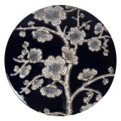 Cutie bijuterii ceramica multicolora Ø 18x8 cm