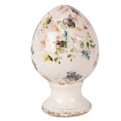 Ou Paste decorativ multicolor ceramica Ø 9x14 cm