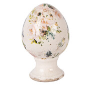 Ou Paste decorativ multicolor ceramica Ø 9x14 cm