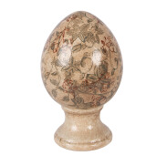 Ou Paste decorativ maro verde Ø 12x19 cm