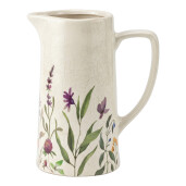 Carafa decorativa ceramica multicolora Flowers 21x14x26 cm