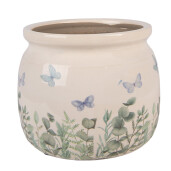 Ghiveci flori ceramica multicolora Fluturasi Ø 16x13 cm