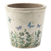 Ghiveci flori ceramica multicolora Summer Ø 21x20 cm