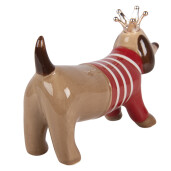 Figurina Catelus ceramica multicolora  24x6x13 cm