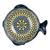 Bol ceramica multicolora 15x14x5 cm, 200 ml
