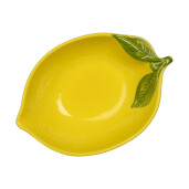 Bol ceramica galbena verde Lamaie 18x12x5 cm, 225 ml
