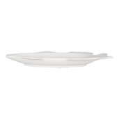 Platou ceramica alba Peste 30x15x3 cm