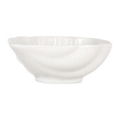 Set 2 boluri ceramica alba Scoica 12x10x4 cm