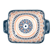 Set 2 boluri ceramica multicolora 11x8x4 cm, 75 ml