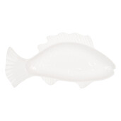 Platou ceramica alba Peste 30x15x3 cm, 150 ml