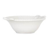 Set 3 boluri ceramica alba 12x8x4 cm, 75 ml