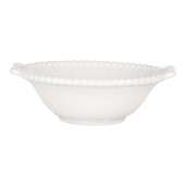 Set 3 boluri ceramica alba 9x6x3 cm, 25 ml