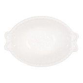 Set 3 boluri ceramica alba 9x6x3 cm, 25 ml